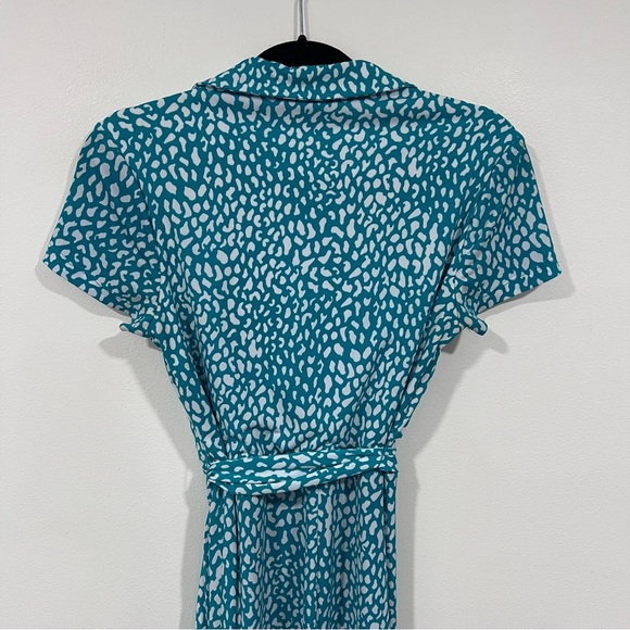 Penn Wright Manson Faux Wrap Dress Size 8 - Picture 7 of 8
